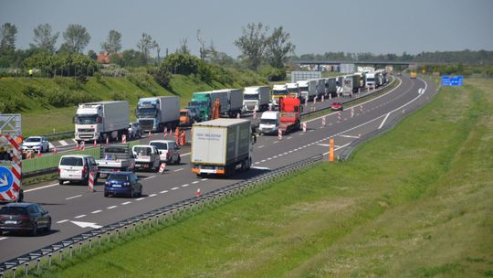 Autostrada między Wrześnią a Słupcą znów zablokowana!