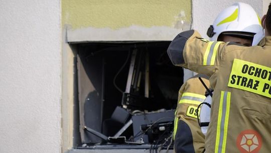 Bankomat w Miłosławiu (przy Biedronce) wysadzony w powietrze