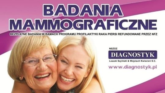 Bezpłatna mammografia w Jarocinie. Zgłoś się 24 lipca!