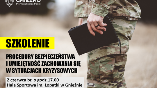 Bezpłatne szkolenie z obrony cywilnej dla mieszkańców Gniezna