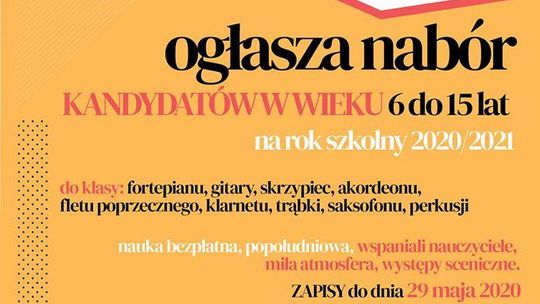 Chcesz za darmo nauczyć się grać? Szkoła muzyczna zaprasza