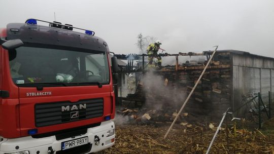 Czeszewo: duże straty po pożarze garażu