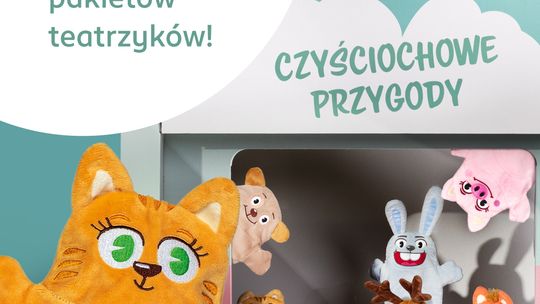 Czyściochowa Akademia  Darmowy gigapakiet z teatrzykiem i pacynkami dla dzieci