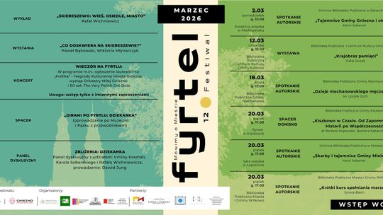 Festiwal Fyrtel po raz dwunasty. Spotkania, wystawy i koncerty w gminie Gniezno