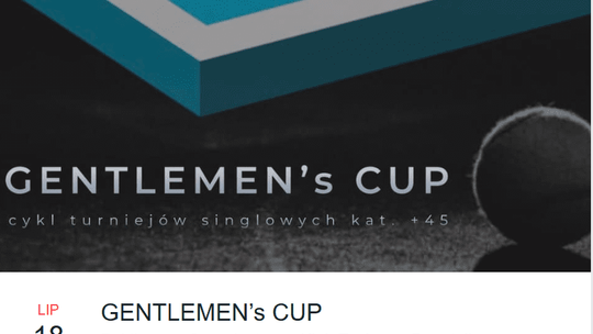 Gentlemen's CUP 45+ na kortach w Bagatelce