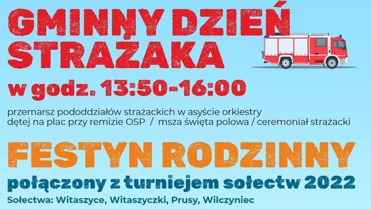 Gminny Dzień Strażaka połączony z festynem rodzinnym