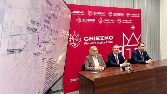 Gniezno inwestuje miliony w drogi, kanalizację i przestrzeń miejską. Miasto przedstawia plan na trzy lata