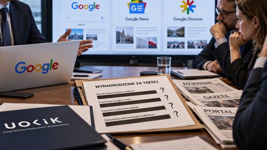 Google pod lupą UOKiK. W tle są pieniądze dla polskich mediów
