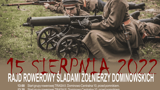 Historyczny rajd rowerowy w Dominowie