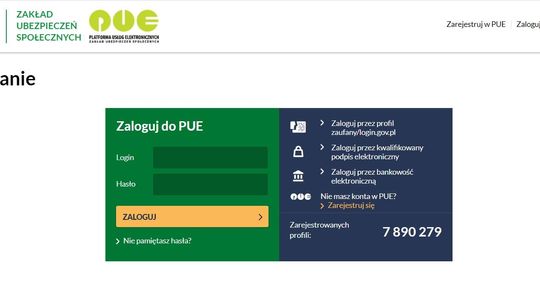 Informacja o stanie konta ubezpieczonego już na PUE ZUS