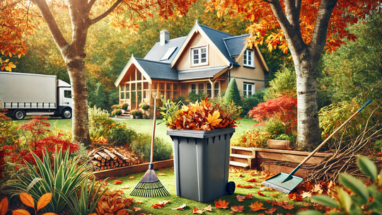 Jesienne porządki na posesji – jak szybko i sprawnie pozbyć się odpadów zielonych i ogrodowych