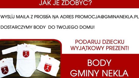 Każdy sposób na promocję jest dobry. Gmina Nekla rozdaje body