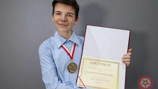 Młody bohater z Nekli odznaczony medalem i dyplomem