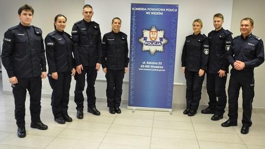 Młodzi chcą do policji. Aż sześć nowych twarzy w komendzie