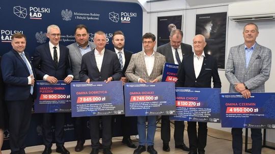 Niemal 70 mln zł na inwestycje dla gmin i powiatu pleszewskiego