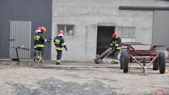 Płonęła butla z acetylenem (galeria)