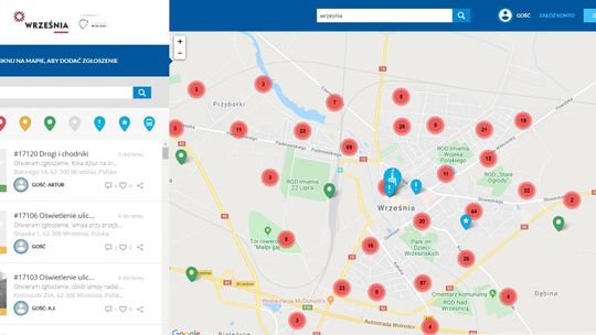 Ponad 700 zgłoszeń w komunikatorze miejskim