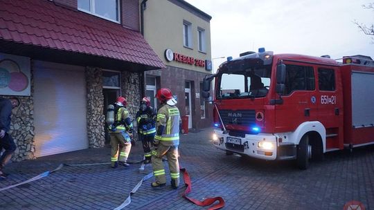 Pożar lodziarni na Słowackiego