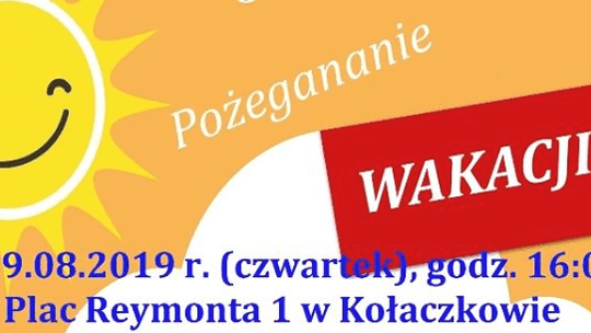 Pożegnanie wakacji - zaproszenie