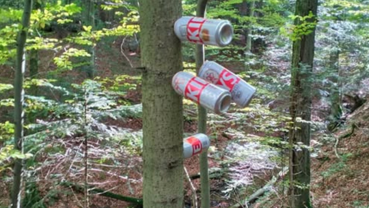 Przychodzą do lasu i zostawiają po sobie „pamiątki”. Rośnie góra odpadów