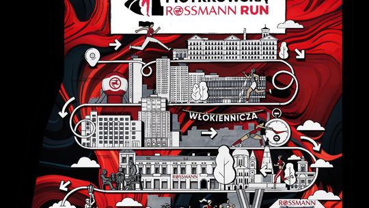 Rozbiegany mural Rossmanna na Light Move Festival