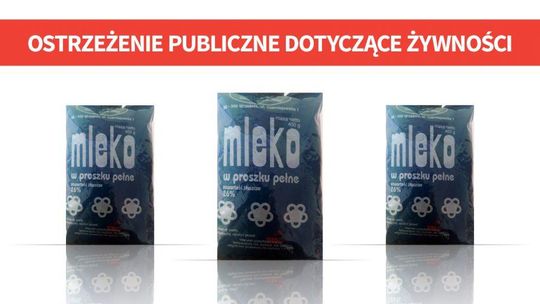 Salmonella w mleku w proszku. Spółdzielnia wycofuje produkt