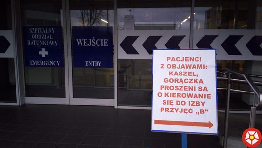 Środki ostrożności przed koronawirusem we wrzesińskim szpitalu