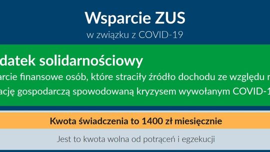 Straciłeś prace przez koronawirusa? Zgłoś się do ZUS-u po zasiłek