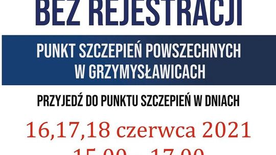 Szczepienia dla wszystkich chętnych. Minimum formalności