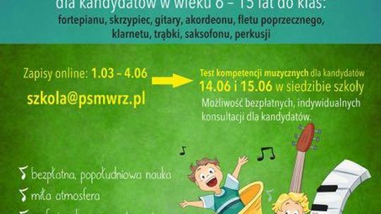 Szkoła muzyczna zaprasza uzdolnione dzieci. Trwa nabór online