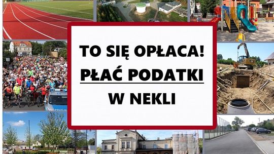 Trwa akcja "To się opłaca, płać podatki w Nekli"