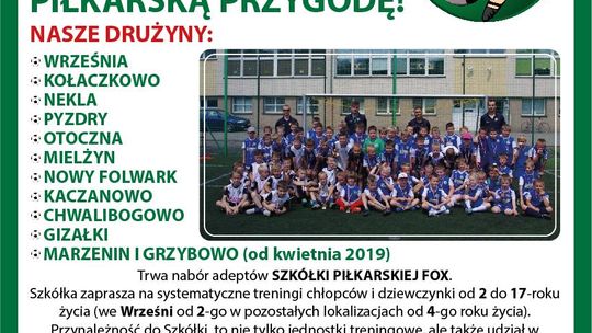 Trwa nabór do drużyn szkółki FOX