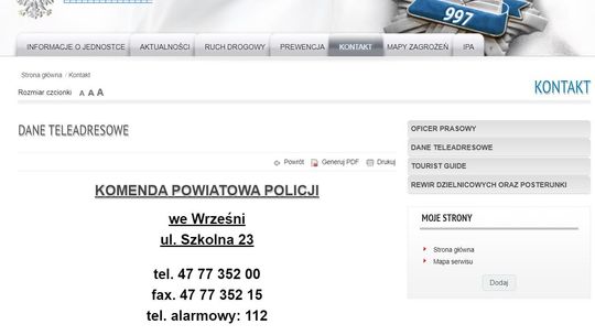 Uwaga, zmieniły się numery telefonów na policję