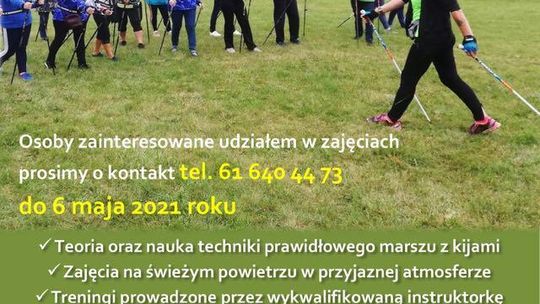 W zdrowym ciele zdrowy duch. Ruszają zajęcia nordic walking