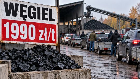 Węgiel znika przed zimą. Wracają kolejki. Tona kosztuje już 2000 zł