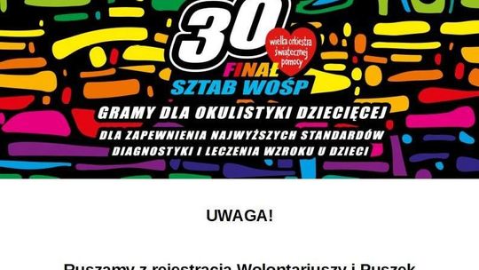 Wrzesiński sztab WOŚP szuka wolontariuszy