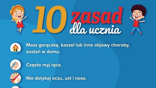 Wskazówki dla rodziców, zasady dla uczniów w dobie covida