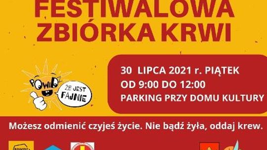 Wybierając się na "Powidz Jam Festiwal" będzie można oddać krew