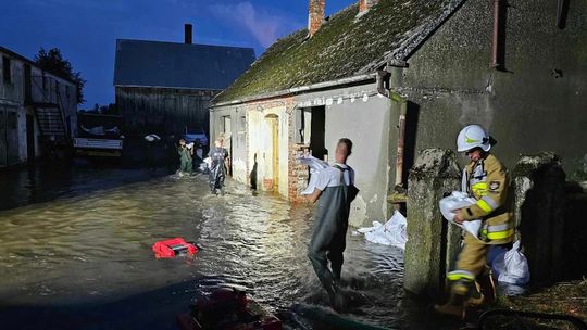 Zalane ulice, domy i zarwane drogi. Podsumowano szkody wyrządzone przez ulewę