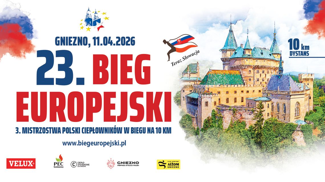 23. Bieg Europejski w Gnieźnie już 11 kwietnia. Dodatkowa pula miejsc dla spóźnialskich