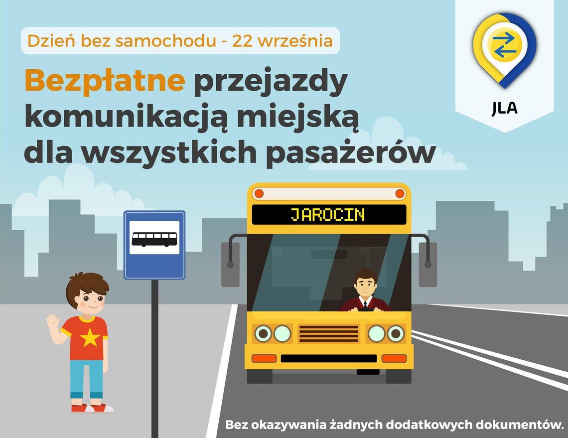 Darmowe przejazdy autobusami Jarocińskich Linii Autobusowych