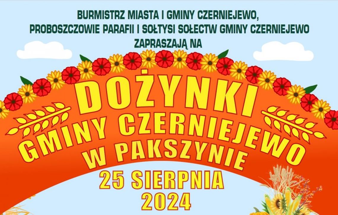 Dożynki gminy Czerniejewo. Wieczór pełen atrakcji