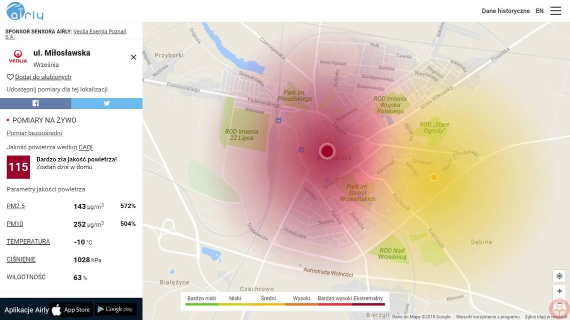 Fatalna jakość powietrza we Wrześni