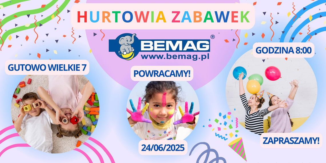 Godzina na mieście: BEMAG Hurtownia Zabawek (25.06.2025)