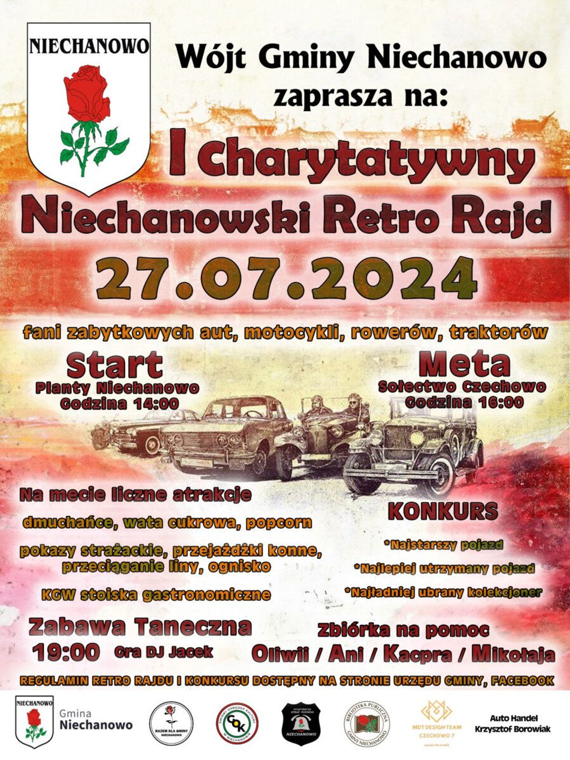 I Charytatywny Niechanowski Retro Rajd