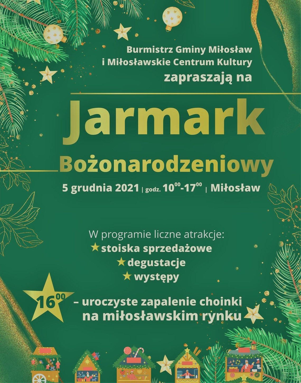 Jarmark z muzyczną niespodzianką. Zaśpiewa zespół Hora