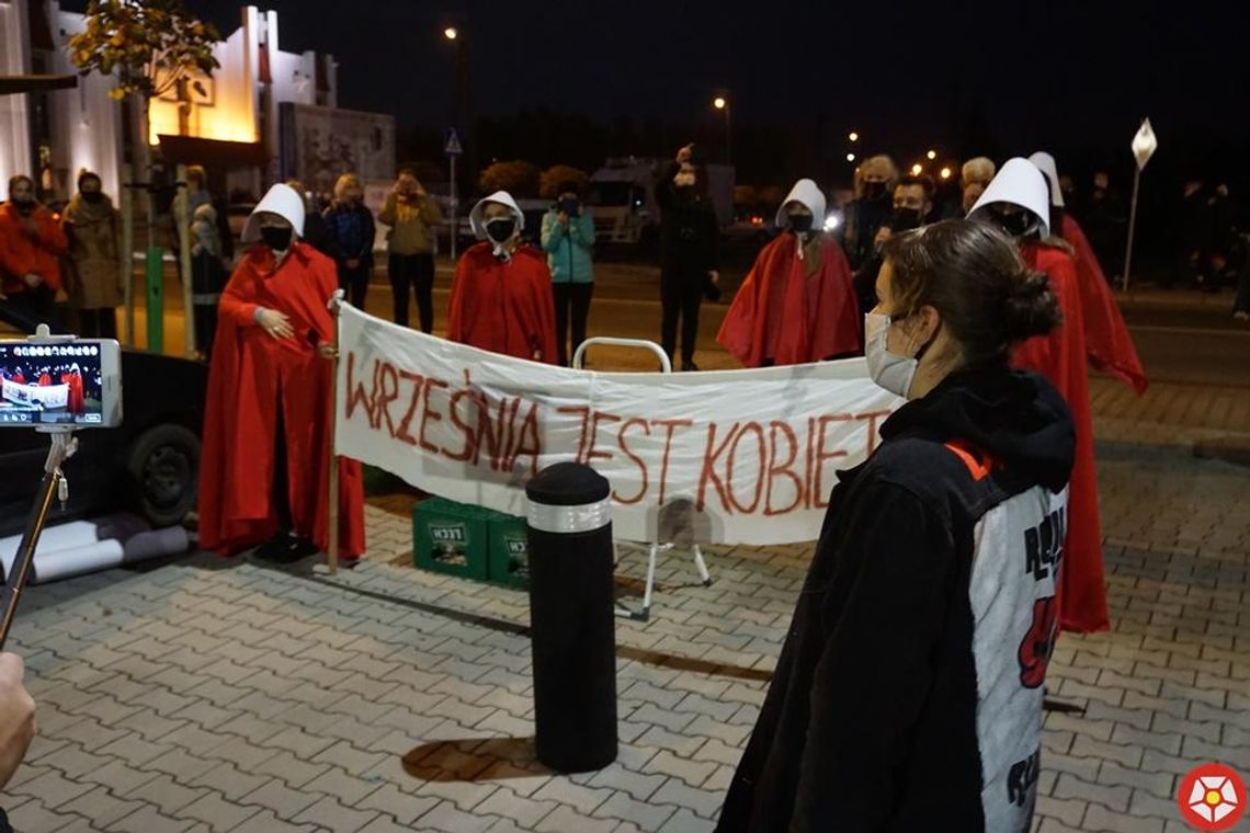 Kolejna odsłona protestów kobiet we Wrześni