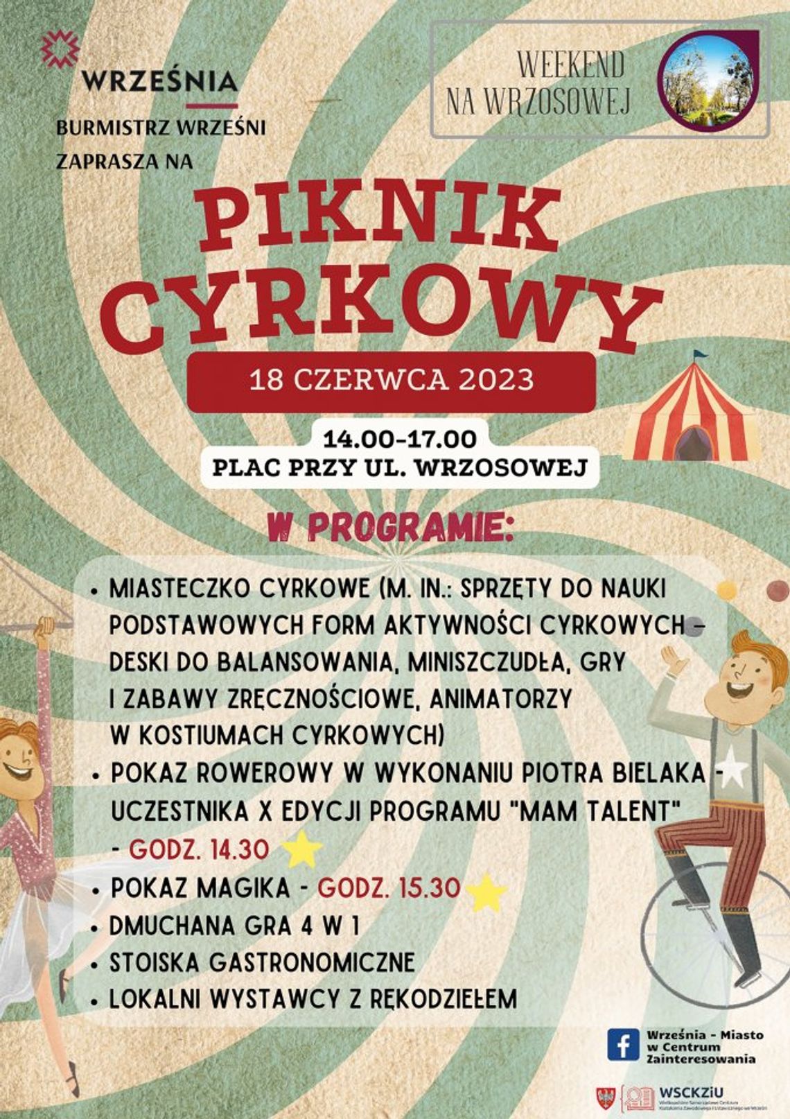 Kolejny piknik na Wrzosowej. Cyrkowe atrakcje zapewnione