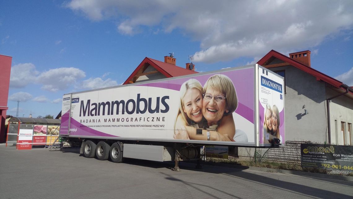 Mammobus stanie w Miłosławiu