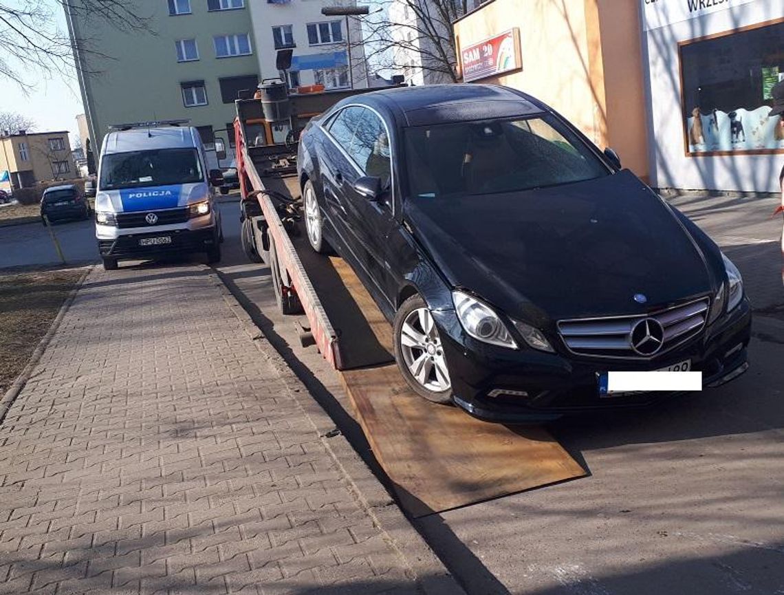 Mercedes za 70 tys. zł odnaleziony!